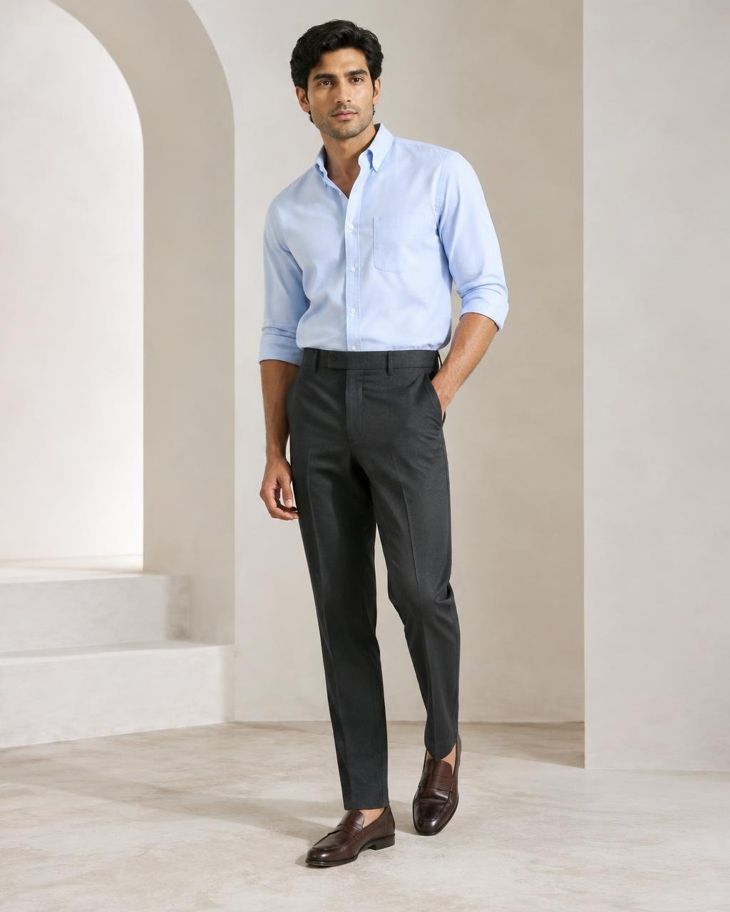 Pale Blue Oxford Shirt