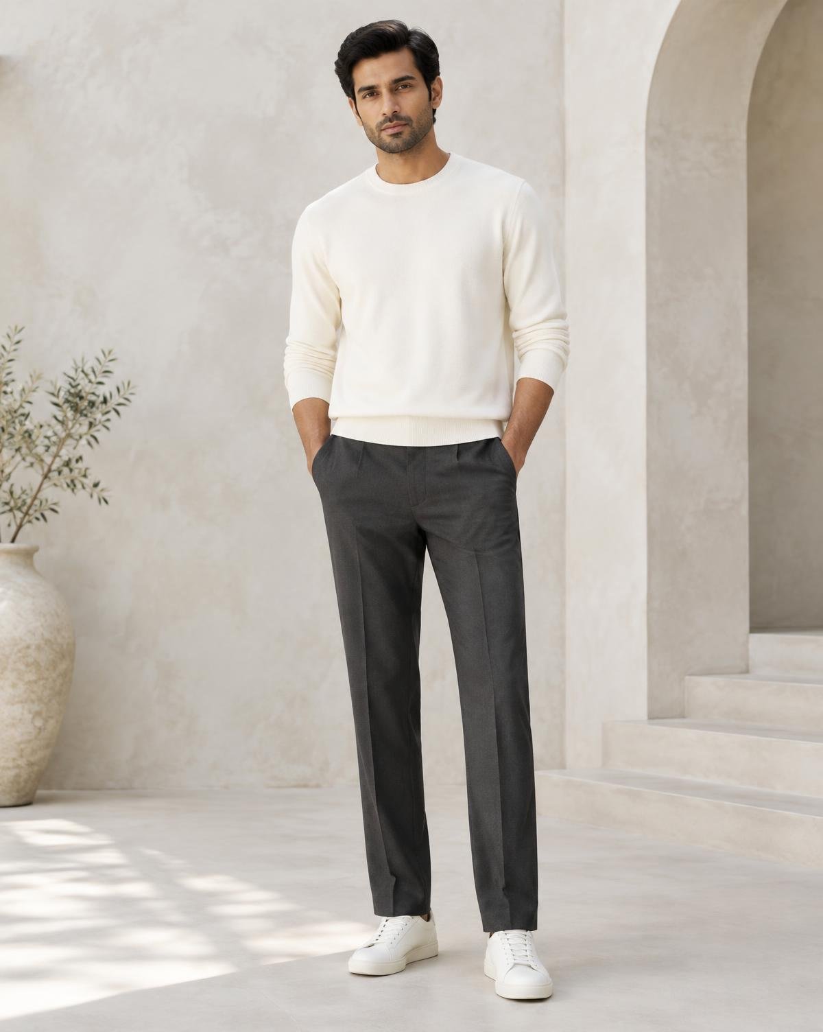 Tailored Straight Trouser