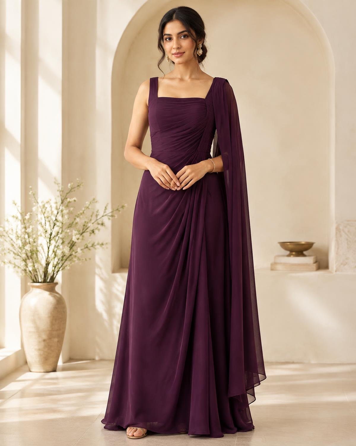 Plum Occasion Dress
